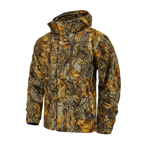 Stormy Autumn Brown Camo Hunting Jacket